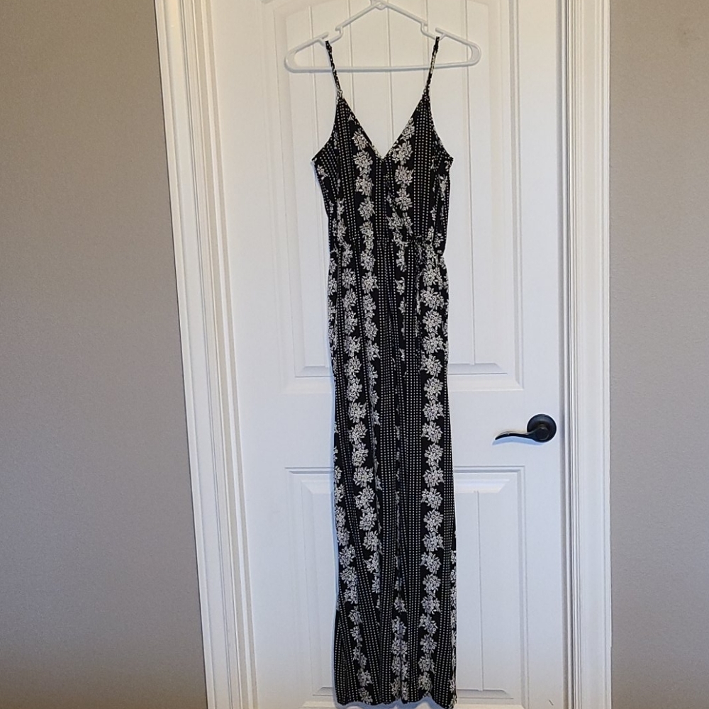 Black and white jumpsuit